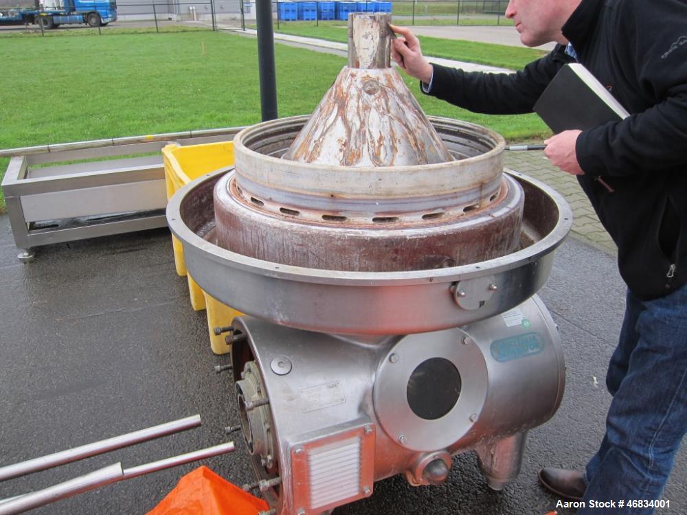 Used Westfalia MSD-200-01-076 Desludger Disc Centrifuge