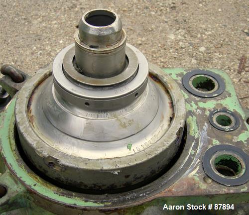 Used Stainless Steel Westfalia OTA-7-00-066 Solid Bowl Disc Centrifuge, 329