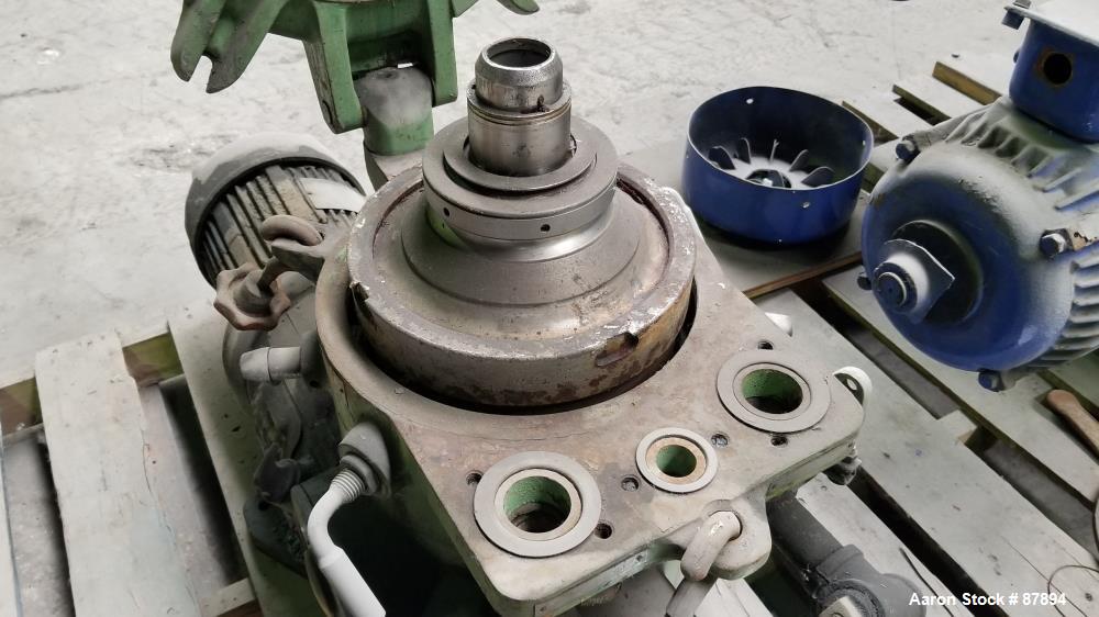 Used Stainless Steel Westfalia OTA-7-00-066 Solid Bowl Disc Centrifuge, 329