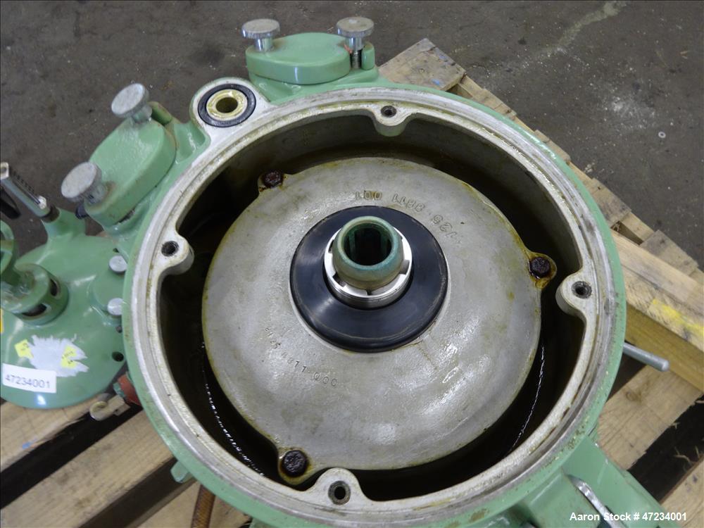 Used Westfalia OTB-2-00-066 solid bowl disc centrifuge