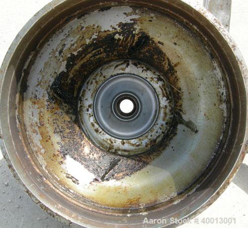 Used Stainless Steel Westfalia Solid Bowl Refining Disc Centrifuge, RTA-45-01-074 