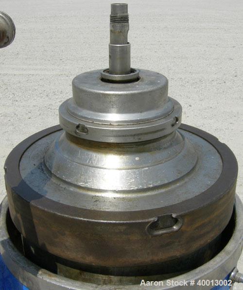 Used- Stainless Steel Westfalia Solid Bowl Refining Disc Centrifuge, RTA-45-01-0