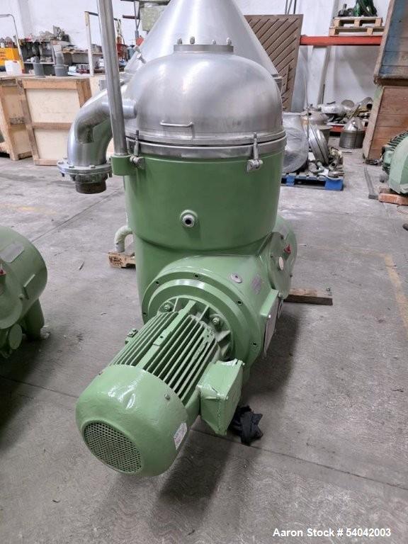 Used Westfalia RTA-140-01-076 Solid Bowl Disc Centrifuge – 5000 RPM, Stainless Steel, Dual Phase Discharge