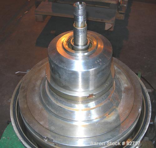 Used Stainless Steel Westfalia Solid Bowl Disc Centrifuge, TA-40-01-506 