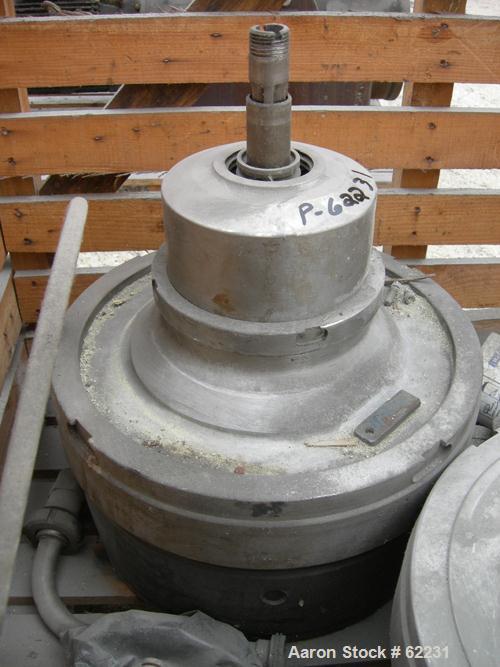 Used Stainless Steel Westfalia Solid Bowl Disc Centrifuge, TA-40-01-156 