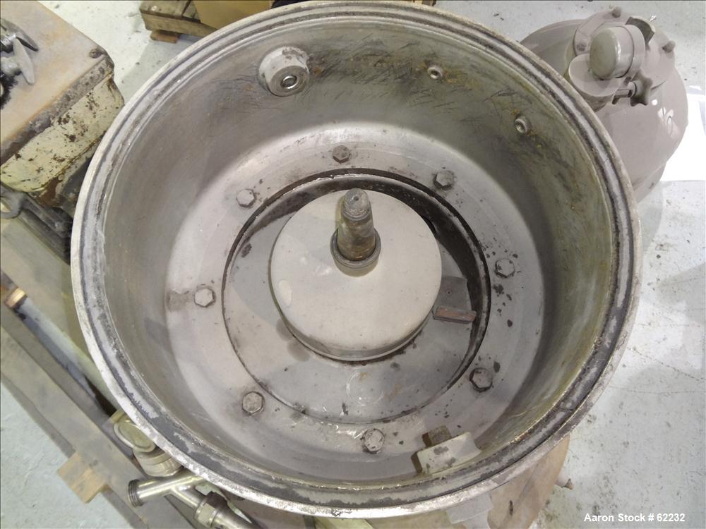 Used Stainless Steel Westfalia Solid Bowl Disc Centrifuge, TA-40-01-156 