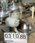 Used Alfa-Laval CDM 209-74S-60 Oil Purifier, 430 Stainless Steel. Designed for applications with mostly heavy phase, rated at 15 gallons per minute. 7.5 hp motor 480/3/60. Pump on heavy phase dischar...