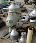 Used Alfa-Laval CDM 209-74S-60 Oil Purifier, 430 Stainless Steel. Designed for applications with mostly heavy phase, rated at 15 gallons per minute. 7.5 hp motor 480/3/60. Pump on heavy phase dischar...
