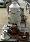 Used Alfa-Laval CDM 209-74S-60 Oil Purifier, 430 Stainless Steel. Designed for applications with mostly heavy phase, rated at 15 gallons per minute. 7.5 hp motor 480/3/60. Pump on heavy phase dischar...