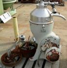 Used Alfa-Laval CDM 209-74S-60 Oil Purifier, 430 Stainless Steel. Designed for applications with mostly heavy phase, rated at 15 gallons per minute. 7.5 hp motor 480/3/60. Pump on heavy phase dischar...