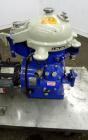 Used Alfa Laval MAB-104B-24 Solid Bowl Disc Centrifuge. 2205 Stainless steel construction (product contact areas). maximum bowl speed 7350 rpm, separator design (liquid/liquid/solid separation), alum...