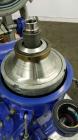 Used Alfa Laval MAB-104B-24 Solid Bowl Disc Centrifuge. 2205 Stainless steel construction (product contact areas). maximum bowl speed 7350 rpm, separator design (liquid/liquid/solid separation), alum...