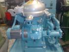 Used Carbon Steel Alfa Laval Solid Bowl Disc Centrifuge, MAB-104 