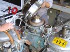 USED: Alfa Laval MAB-2045-24-601404-8-11 solid bowl disc centrifuge. Stainless steel/bronze bowl assembly, aluminum covers, direct drive.