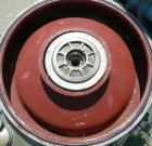 Used Alfa Laval Solid Bowl Disc Centrifuge, model MAB-206-S-24-60-HZ, 316 stainless steel. Maximum bowl speed 1700-1800 rpm. Aluminum top cover. Driven by a 5.6 kw (7.5 hp) 3/60/208-230/460 volt, 172...