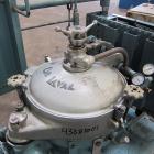Used Alfa Laval MAB-206S-29-60 Solid Bowl Disc Centrifuge. 316 Stainless steel product contact areas, purifier design, maximum bowl speed 1700-1800 rpm, 10 hp drive motor, aluminum casing, centrifuge...