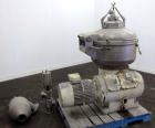 Used Stainless Steel Alfa-Laval Solid Bowl Disc Centrifuge, Model TGV-214H  
