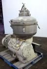 Used Stainless Steel Alfa-Laval Solid Bowl Disc Centrifuge, Model TGV-214H  