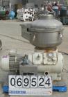 Used Stainless Steel Alfa-Laval Solid Bowl Disc Centrifuge, Model TGV-214H  