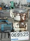 Used- Alfa-Laval Model TGV-214H Solid Bowl Disc Centrifuge. 329 Stainless steel construction (product contact areas). Separa...
