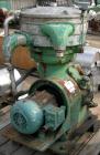 Used Alfa-Laval VIB-1919FE Oil Purifier, 304 Stainless Steel. Maximum bowl speed 1500 rpm, 7.5 hp motor, 380/3/50/1440 rpm.