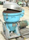 USED: Alfa-Laval BRH-214-34H-12 solid bowl disc centrifuge. 329 stainless steel construction (product contact areas), max bowl speed 4500 rpm, clarifier design, bottom feed, hermetic design, centrifu...