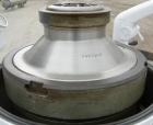 USED: Delaval model MAB-206-S29-60 solidi bowl disc centrifuge, 316 stainless steel/aluminum construction on product contact...