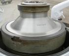 USED: Delaval model MAB-206-S29-60 solidi bowl disc centrifuge, 316 stainless steel/aluminum construction on product contact areas.Aluminum top cover. 8200 max bowl speed, purifier/clarifier design, ...