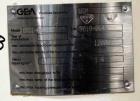 Used GEA Westfaila CTC-1-06-107 Solid Bowl Disc Centrifuge, Stainless Steel. 12,000 Rpm max bowl speed, rated 1.0kg/cu dm heavy phase, 1.4kg/cu dm solids, approximately 1.32 kW motor, centrifugal pum...