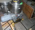 Used Westfalia BKA-6-86-076 Solid Bowl Disc Centrifuge, 316 Stainless Steel. Maximum bowl speed 8510 rpm, chamber bowl design, clarifier design (liquid/solids separation), centripetal pump liquid dis...