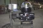 USED: Westfalia model KA25-86-076 2 chamber centrifuge capable of processing up to 5000 liters per hour. 380V/220, 50 hz, approximately 10 hp.