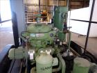 Used Westfalia OTA-14-00-066 Solid Wall Disc Centrifuge. Stainless steel construction (product contact areas), separator design (liquid/liquid/solid separation) maximum bowl speed 8510 rpm, 5 hp, 230...