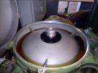 Used Westfalia OTA-14-00-066 Solid Wall Disc Centrifuge. Stainless steel construction (product contact areas), separator design (liquid/liquid/solid separation) maximum bowl speed 8510 rpm, 5 hp, 230...