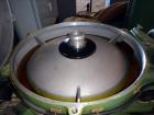 Used Westfalia OTA-14-00-066 Solid Wall Disc Centrifuge. Stainless steel construction (product contact areas), separator design (liquid/liquid/solid separation) maximum bowl speed 8510 rpm, 5 hp, 230...