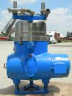 Used Stainless Steel Westfalia Solid Bowl Refining Disc Centrifuge, RTA-45-01-074 