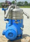 Used Stainless Steel Westfalia Solid Bowl Refining Disc Centrifuge, RTA-45-01-0