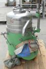 Used Stainless Steel Westfalia Solid Bowl Disc Centrifuge, RTA-45-01-076 