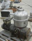Used Stainless Steel Westfalia Solid Bowl Disc Centrifuge, TA-40-01-156 