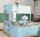 USED:Westfalia OTB2-00-066 solid bowl disc centrifuge. Stainless steel/aluminum construction. Max bowl speed 9380 rpm, separator  design, direct drive, 1 hp drive motor, 3/60/220/440, feed tank. Unit...