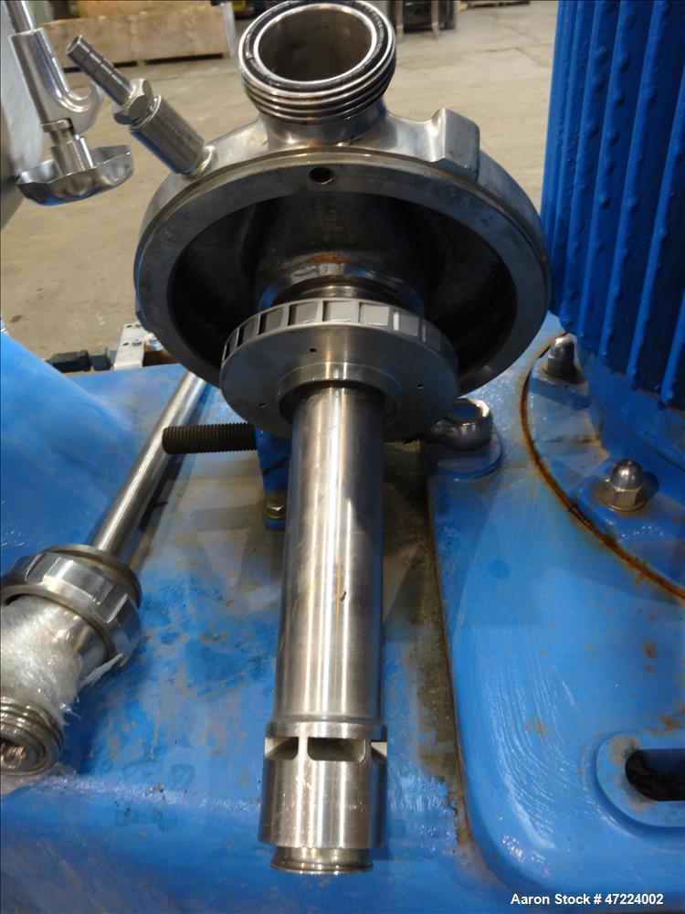 Used Alfa Laval Disc Nozzle Centrifuge, Model FEUX-412