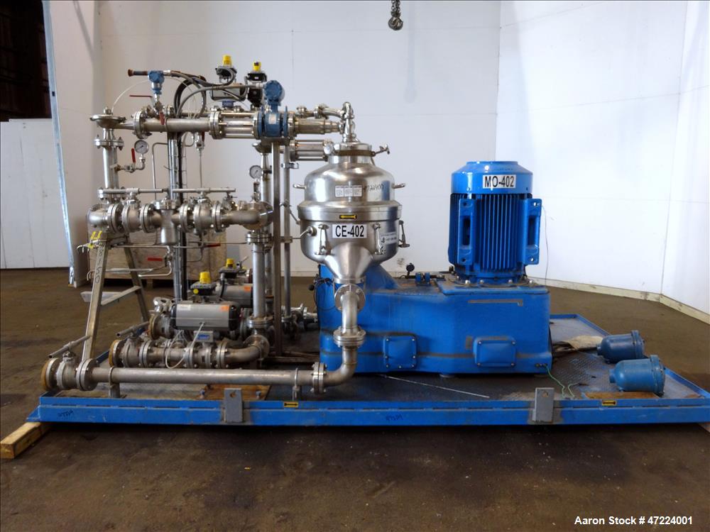 Used Alfa Laval  FEUX-412 Nozzle Disc Centrifuge