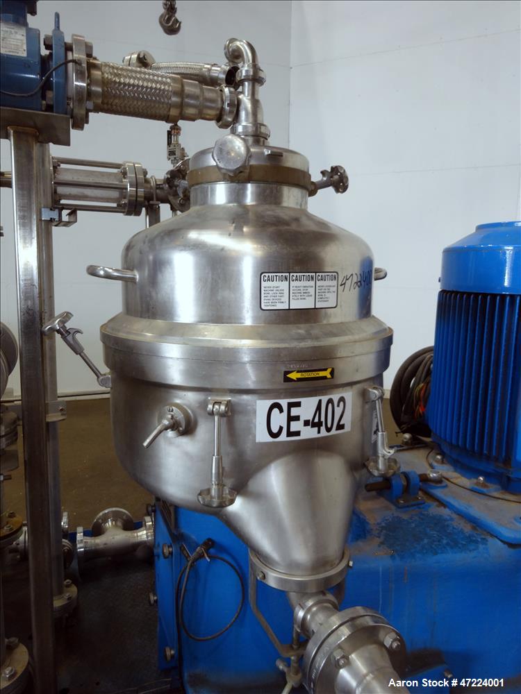 Used Alfa Laval  FEUX-412 Nozzle Disc Centrifuge