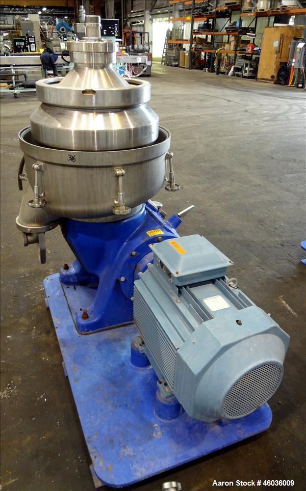 Used Alfa Laval FEUX-412U-35-60 Nozzle Disc Centrifuge