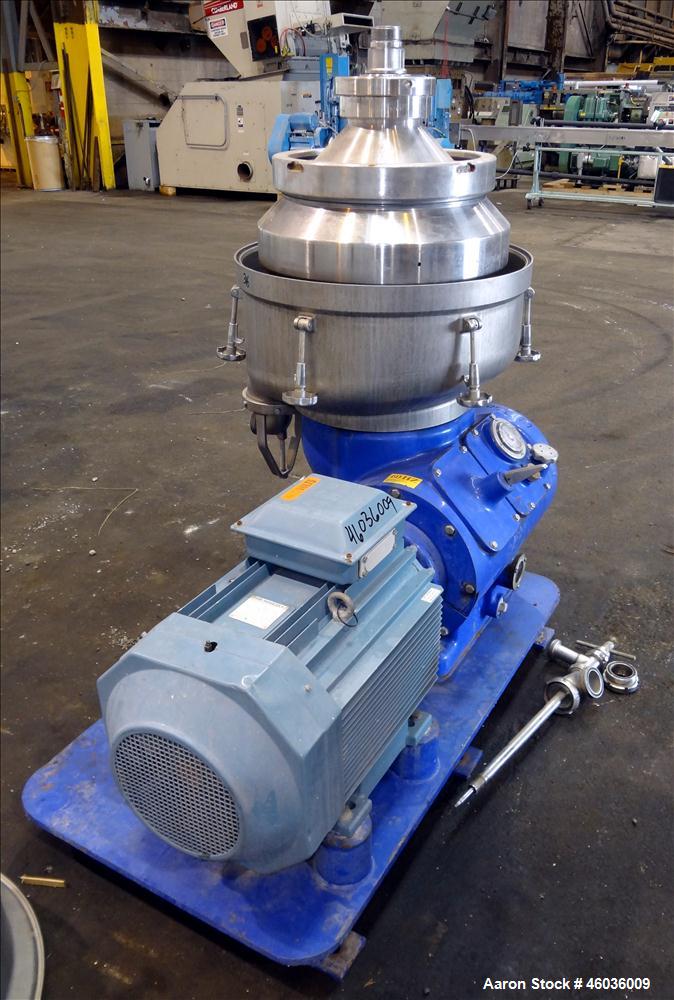 Used Alfa Laval FEUX-412U-35-60 Nozzle Disc Centrifuge
