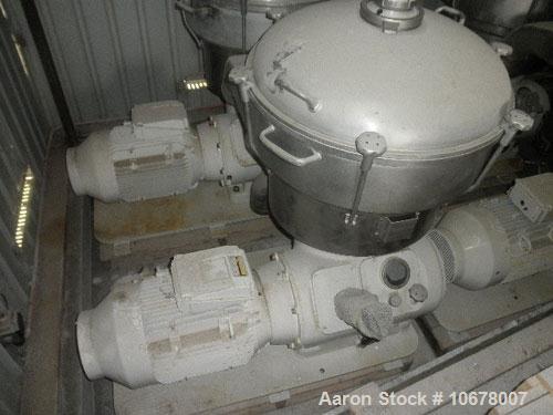 Used-Alfa Laval Nozzle Disc Centrifuge, FEUX-412 