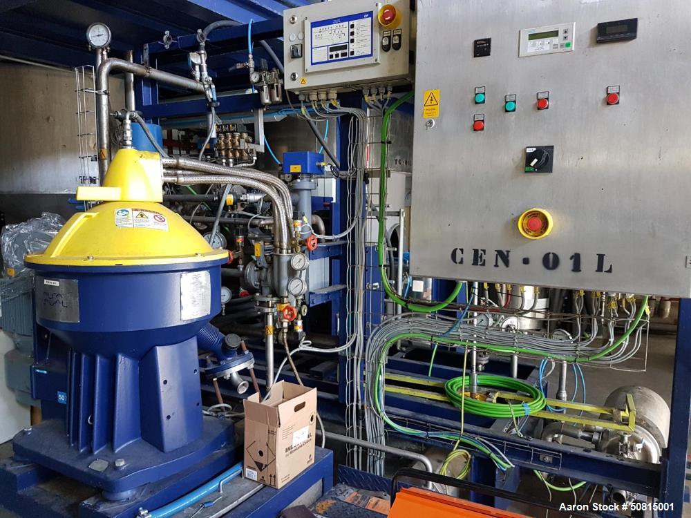 Used- Alfa Laval Nozzle Centrifuge, Model S 841.
