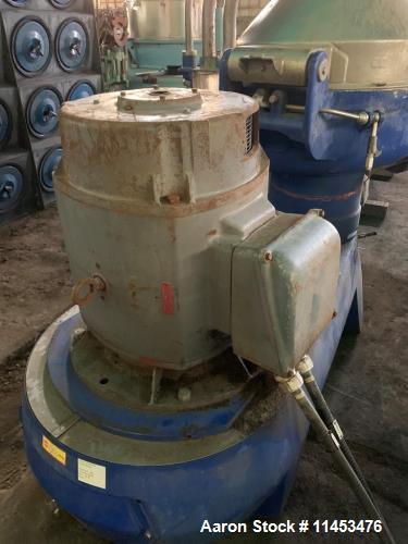 Alfa Laval SPQX-512-S-31CG-60 Nozzle Disc Centrifuge. Used.