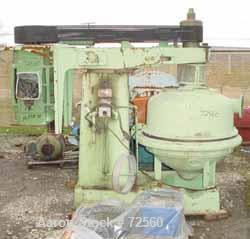 USED: Dorr Oliver/Merco BH-30 nozzle disc centrifuge. Max bowl speed 3300 rpm, stainless steel rotor assembly, bronze housing, spindle bearing assembly, stand and hoist frame, 150 hp drive motor 460/...