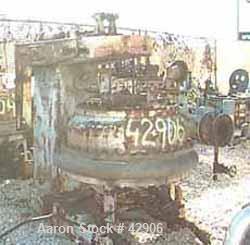 USED: Dorr Oliver pc-30 merco nozzle centrifuge for pressure application, 316 S/S rotor, carbon steel upper & lower casing, max bowl speed 3000 rpm, recycle feature, no motor, guards.