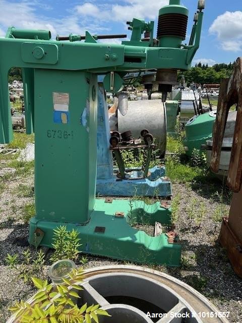 Used Dorr-Oliver Stainless Steel Disc Nozzle Centrifuge, Model PCH30. 71,019 kg/hr max. flow rate; 2,750 RPM max. bowl speed; 341 psi @ 430°F max. working pressure; 316 stainless steel casing; 317L s...